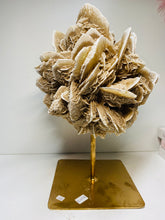 Load image into Gallery viewer, Large Desert Rose Gypsum on stand