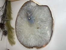 Load image into Gallery viewer, Large thick polished Natural Agate slice - cheese board, serving platter or display piece