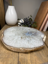 Load image into Gallery viewer, Large thick polished Natural Agate slice - cheese board, serving platter or display piece