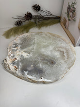 Load image into Gallery viewer, Large thick polished Natural Agate slice - cheese board, serving platter or display piece