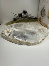 Load image into Gallery viewer, Large thick polished Natural Agate slice - cheese board, serving platter or display piece