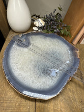 Load image into Gallery viewer, Large thick polished Natural Agate slice - cheese board, serving platter or display piece