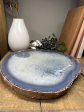 Load image into Gallery viewer, Large thick polished Natural Agate slice - cheese board, serving platter or display piece