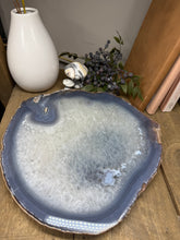 Load image into Gallery viewer, Large thick polished Natural Agate slice - cheese board, serving platter or display piece