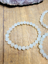 Load image into Gallery viewer, Natural Rainbow Moonstone Round Bead Bracelet – AAA+ Quality