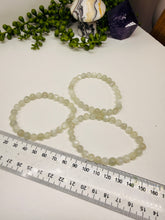 Load image into Gallery viewer, Natural Rainbow Moonstone Round Bead Bracelet – AAA+ Quality