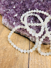 Load image into Gallery viewer, Natural Rainbow Moonstone Round Bead Bracelet – AAA+ Quality