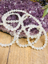 Load image into Gallery viewer, Natural Rainbow Moonstone Round Bead Bracelet – AAA+ Quality