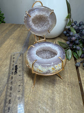 Load image into Gallery viewer, Natural Agate Geode box - jewelry box, trinket box or display piece