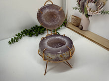 Load image into Gallery viewer, Natural Agate Geode box - jewelry box, trinket box or display piece
