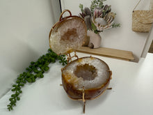 Load image into Gallery viewer, Natural Agate Geode box - jewelry box, trinket box or display piece