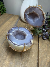 Load image into Gallery viewer, Natural Agate Geode box - jewelry box, trinket box or display piece
