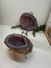Load image into Gallery viewer, Natural Agate Geode box - jewelry box, trinket box or display piece