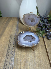 Load image into Gallery viewer, Natural Agate Geode box - jewelry box, trinket box or display piece