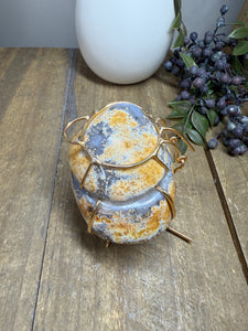 Natural Agate Geode box - jewelry box, trinket box or display piece