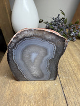 Load image into Gallery viewer, Natural Agate Tea Light Candle Holder – Crystal Home Décor &amp; Gift