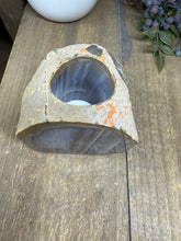 Load image into Gallery viewer, Natural Agate Tea Light Candle Holder – Crystal Home Décor &amp; Gift
