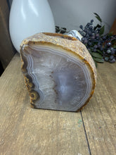 Load image into Gallery viewer, Natural Agate Tea Light Candle Holder – Crystal Home Décor &amp; Gift