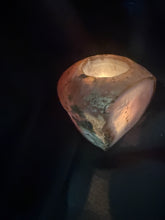 Load image into Gallery viewer, Natural Agate Tea Light Candle Holder – Crystal Home Décor &amp; Gift