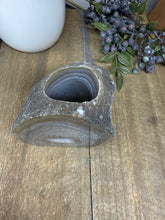 Load image into Gallery viewer, Natural Agate Tea Light Candle Holder – Crystal Home Décor &amp; Gift
