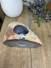 Load image into Gallery viewer, Natural Agate Tea Light Candle Holder – Crystal Home Décor &amp; Gift