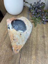 Load image into Gallery viewer, Natural Agate Tea Light Candle Holder – Crystal Home Décor &amp; Gift