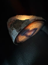 Load image into Gallery viewer, Natural Agate Tea Light Candle Holder – Crystal Home Décor &amp; Gift