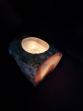 Load image into Gallery viewer, Natural Agate Tea Light Candle Holder – Crystal Home Décor &amp; Gift