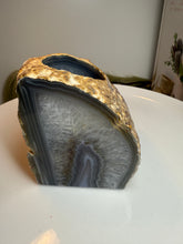 Load image into Gallery viewer, Natural Agate Tea Light Candle Holder – Crystal Home Décor &amp; Gift