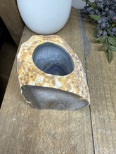 Load image into Gallery viewer, Natural Agate Tea Light Candle Holder – Crystal Home Décor &amp; Gift