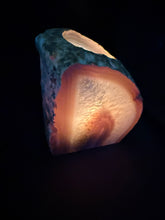 Load image into Gallery viewer, Natural Agate Tea Light Candle Holder – Crystal Home Décor &amp; Gift