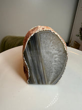 Load image into Gallery viewer, Natural Agate Tea Light Candle Holder – Crystal Home Décor &amp; Gift