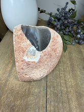 Load image into Gallery viewer, Natural Agate Tea Light Candle Holder – Crystal Home Décor &amp; Gift