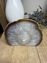 Load image into Gallery viewer, Natural Agate Tea Light Candle Holder – Crystal Home Décor &amp; Gift