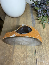Load image into Gallery viewer, Natural Agate Tea Light Candle Holder – Crystal Home Décor &amp; Gift