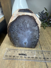 Load image into Gallery viewer, Natural Agate Tea Light Candle Holder – Crystal Home Décor &amp; Gift