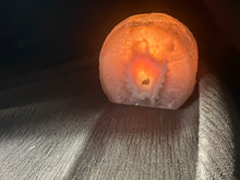 Load image into Gallery viewer, Natural Agate Tea Light Candle Holder – Crystal Home Décor &amp; Gift