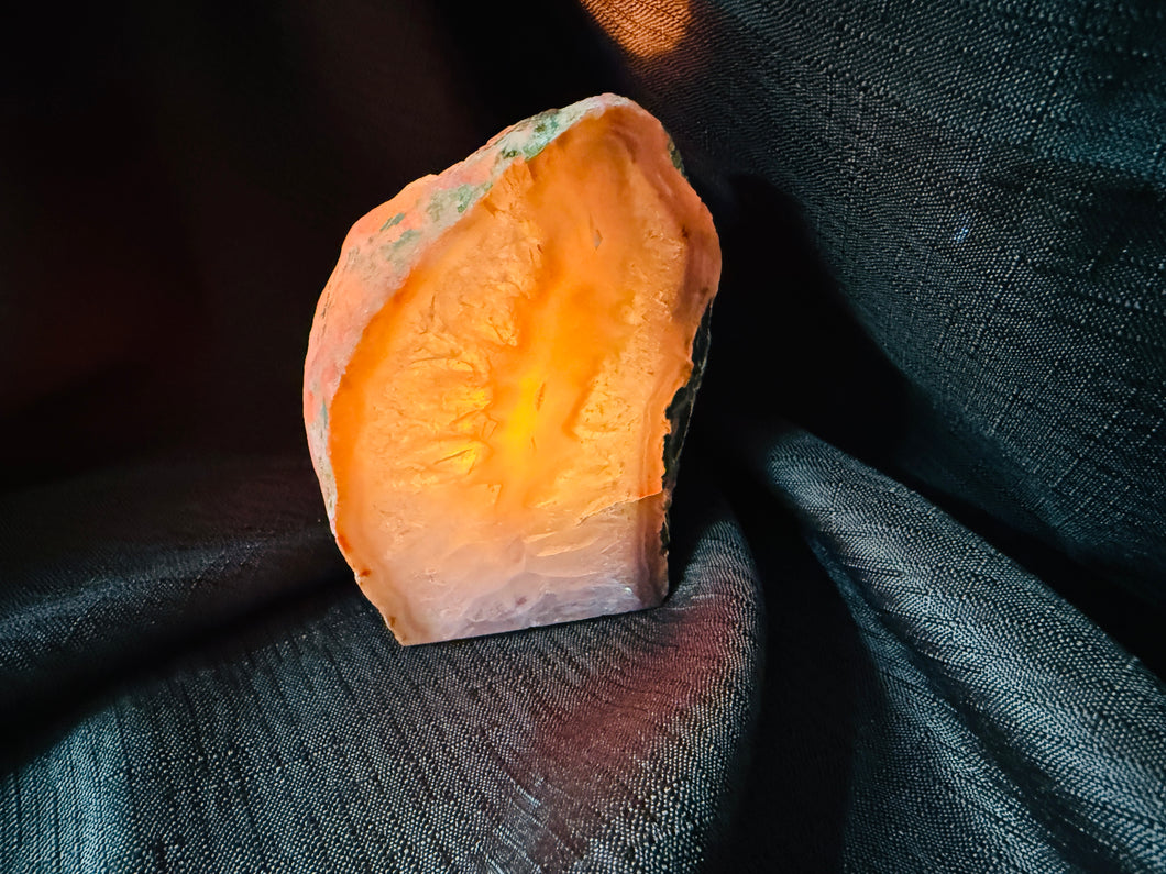 Natural Agate Tea Light Candle Holder – Crystal Home Décor & Gift