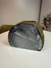 Load image into Gallery viewer, Natural Agate Tea Light Candle Holder – Crystal Home Décor &amp; Gift