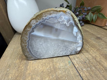 Load image into Gallery viewer, Natural Agate Tea Light Candle Holder – Crystal Home Décor &amp; Gift