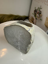 Load image into Gallery viewer, Natural Agate Tea Light Candle Holder – Crystal Home Décor &amp; Gift