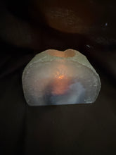 Load image into Gallery viewer, Natural Agate Tea Light Candle Holder – Crystal Home Décor &amp; Gift