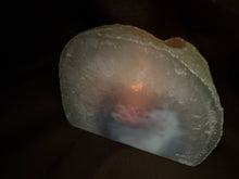 Load image into Gallery viewer, Natural Agate Tea Light Candle Holder – Crystal Home Décor &amp; Gift