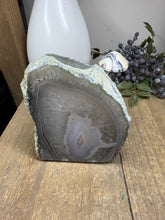 Load image into Gallery viewer, Natural Agate Tea Light Candle Holder – Crystal Home Décor &amp; Gift