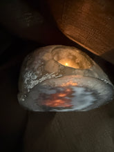 Load image into Gallery viewer, Natural Agate Tea Light Candle Holder – Crystal Home Décor &amp; Gift