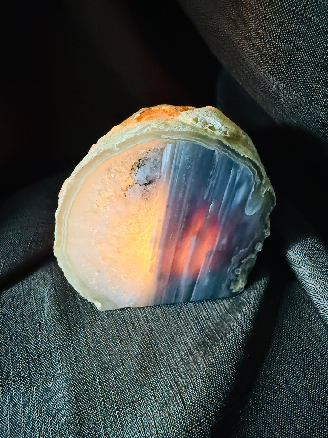 Natural Agate Tea Light Candle Holder – Crystal Home Décor & Gift