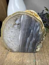 Load image into Gallery viewer, Natural Agate Tea Light Candle Holder – Crystal Home Décor &amp; Gift