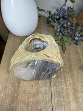 Load image into Gallery viewer, Natural Agate Tea Light Candle Holder – Crystal Home Décor &amp; Gift