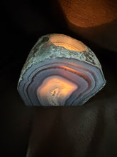Load image into Gallery viewer, Natural Agate Tea Light Candle Holder – Crystal Home Décor &amp; Gift
