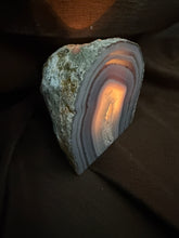 Load image into Gallery viewer, Natural Agate Tea Light Candle Holder – Crystal Home Décor &amp; Gift